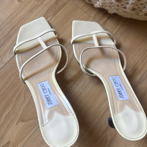 Jimmy Choo Ria Square-toe Patent Leather Mule - Picture 8 of 8